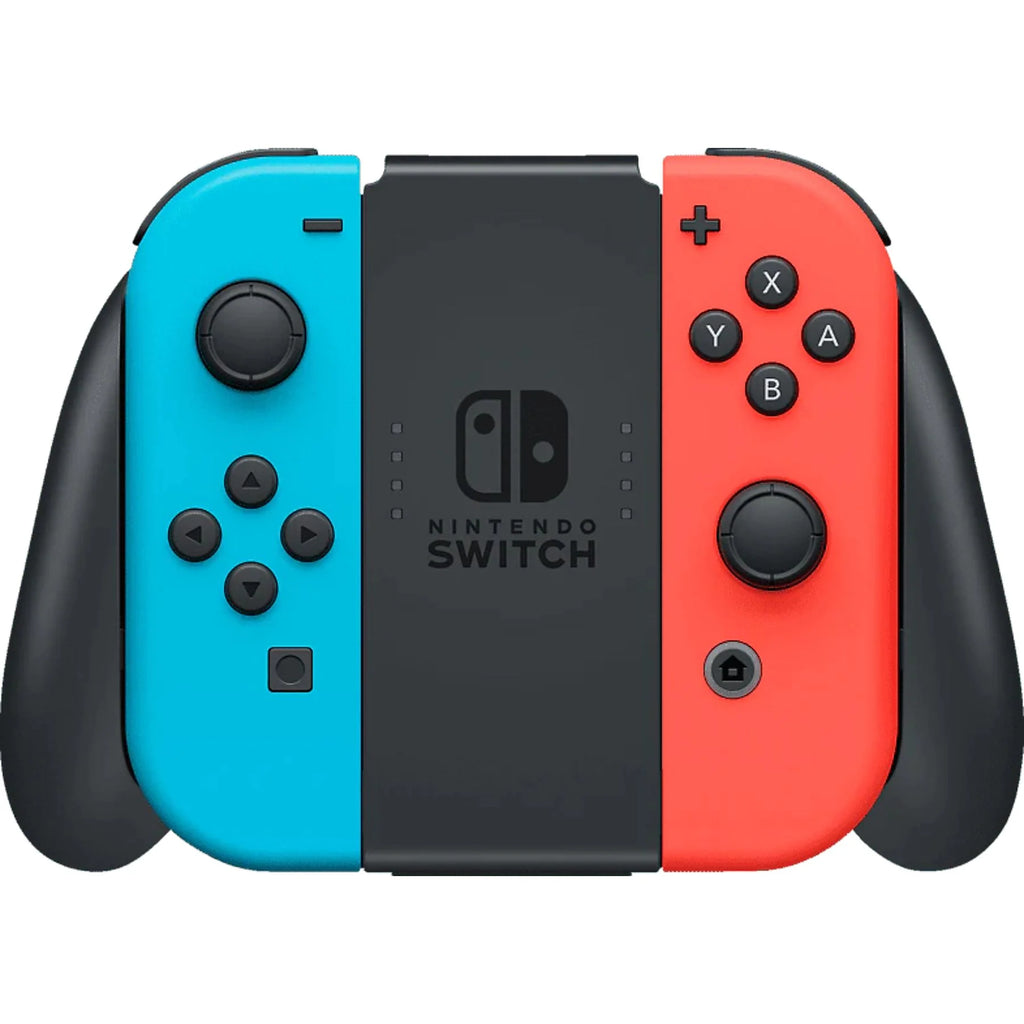 Switch - Console de jeu - Rouge fluo/Bleu fluo